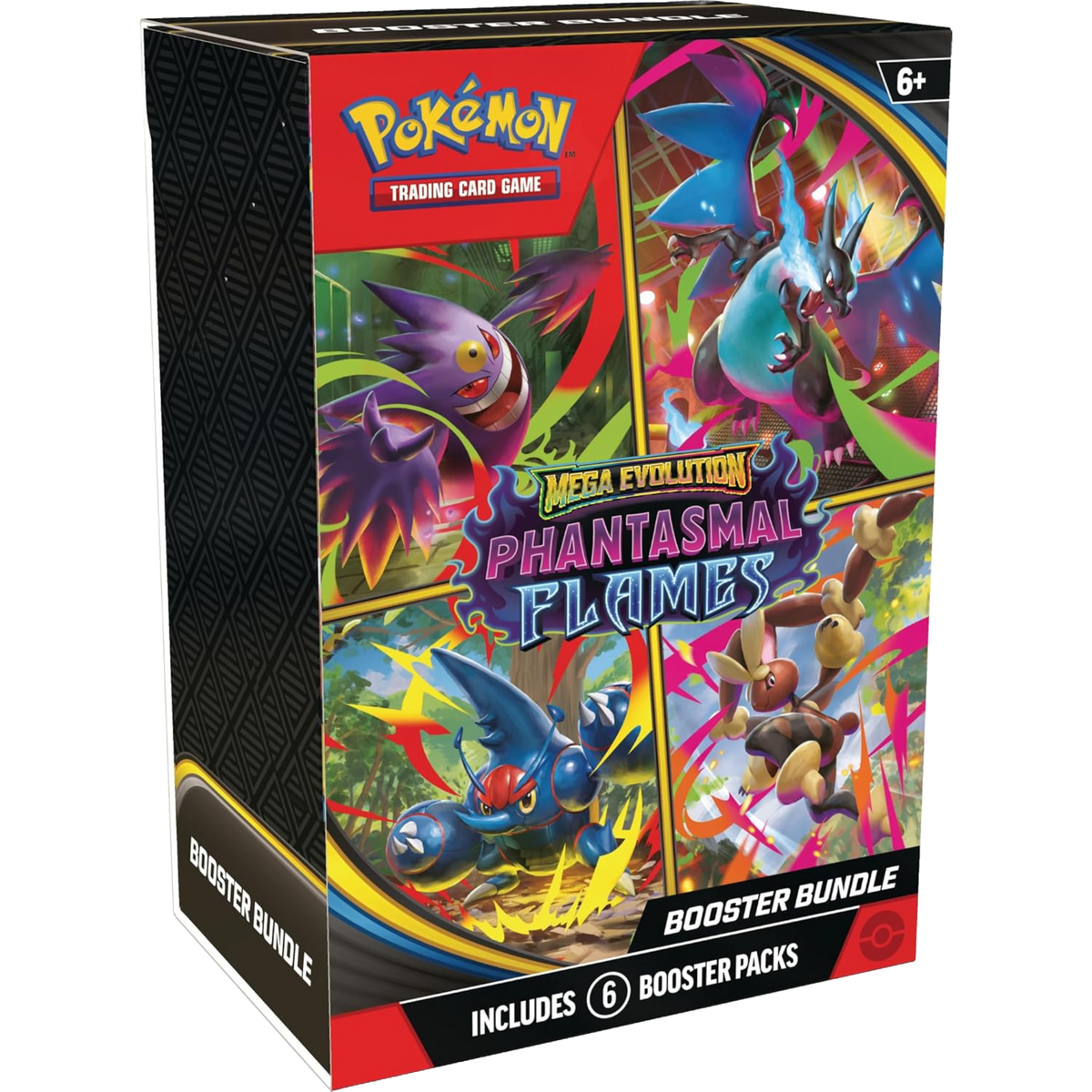 Pokémon Mega-Entwicklung Fatale Flammen – Boosterbundle (6x Boosters)