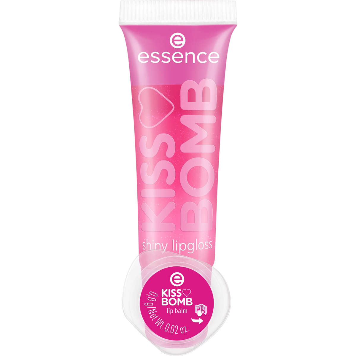 essence Kiss Bomb Shiny Lipgloss & Lip Balm Strawberry Sweetie