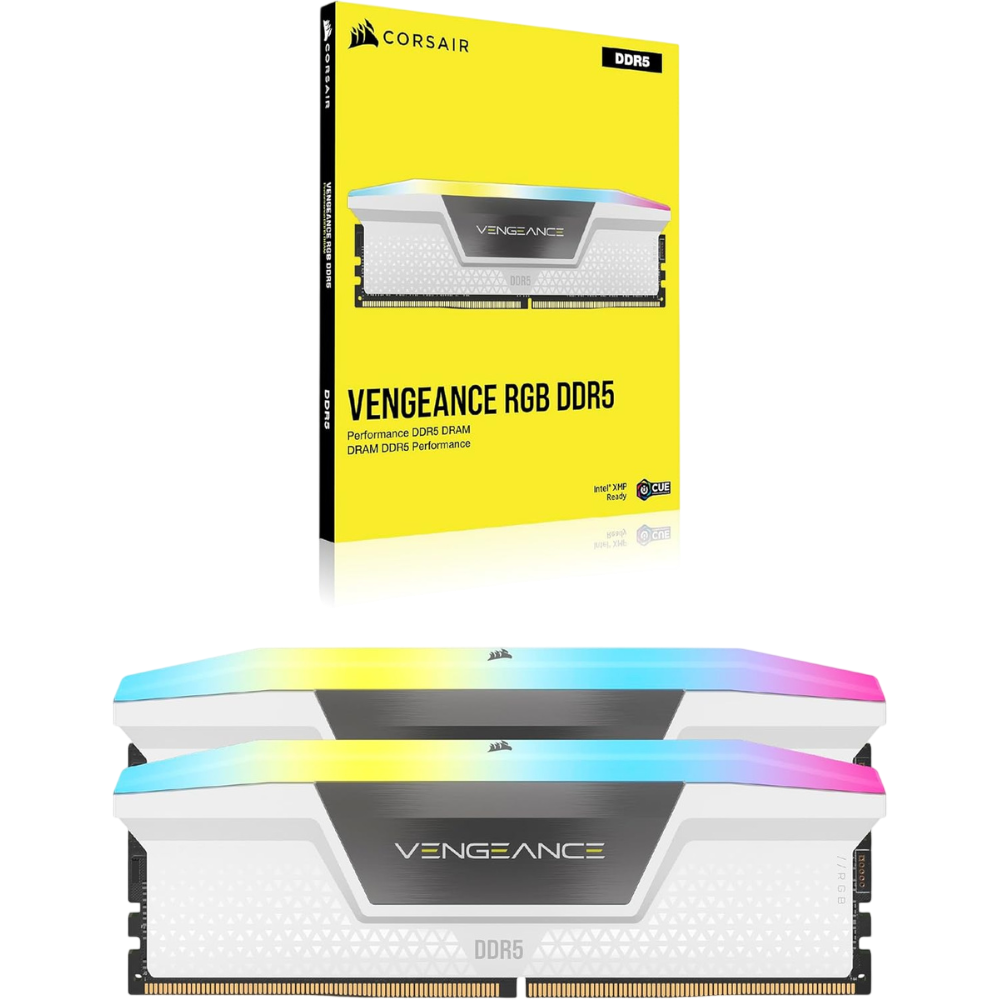 Corsair Vengeance RGB 32GB (2x16GB) DDR5-6000 CL36 XMP / EXPO (CMH32GX5M2E6000Z36W)