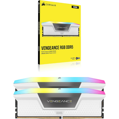 Corsair Vengeance RGB 32GB (2x16GB) DDR5-6000 CL36 XMP / EXPO (CMH32GX5M2E6000Z36W)