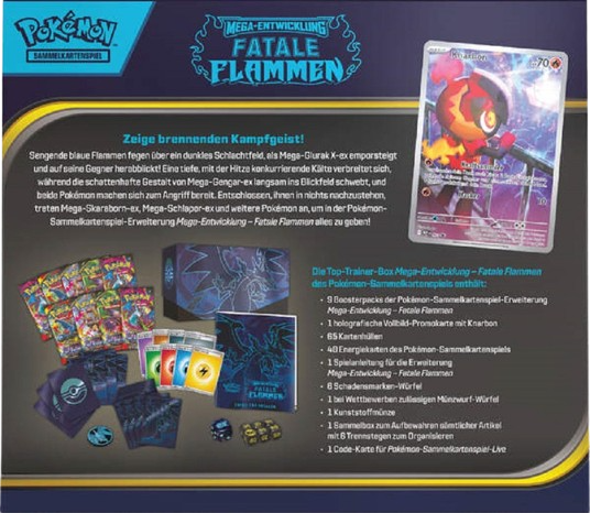 Pokemon Mega-Entwicklung Fatale Flammen Top-Trainer-Box