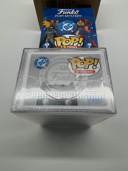 Funko Pop Mystery DC Comics (Metallic) with Pop! Curiosities & Oddities