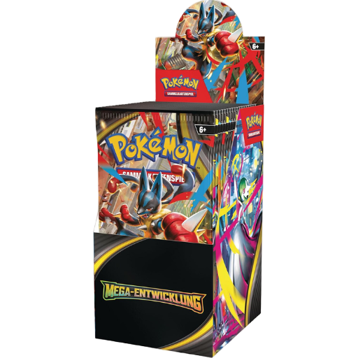 Pokemon Mega-Entwicklung Half-Display (18 Boosterpacks)