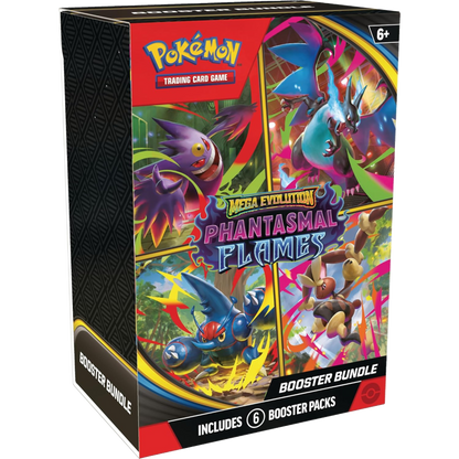 Pokémon Mega-Entwicklung Fatale Flammen – Boosterbundle (6x Boosters)