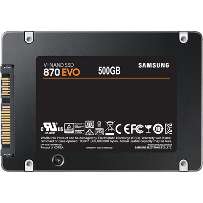 Samsung 870 EVO 500GB 2.5" SSD (MZ-77E500B/EU)