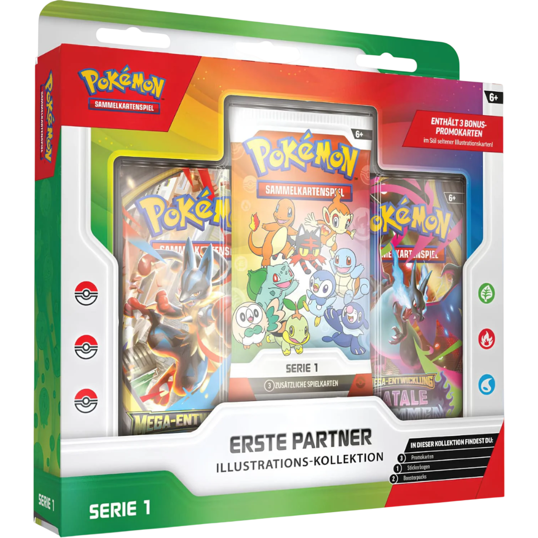 Pokemon Erste Partner Illustrations-Kollektion Serie 1