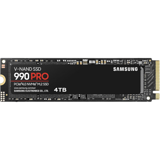 Samsung 990 PRO 4TB NVMe M.2 PCIe 4.0 SSD (MZ-V9P4T0BW)