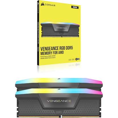 Corsair Vengeance RGB 32GB (2x16GB) DDR5-6000 CL36 EXPO (CMH32GX5M2E6000Z36)