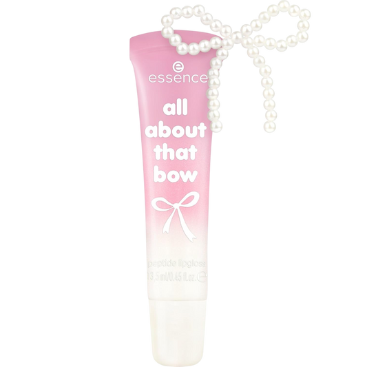 essence All About That Bow Peptide Lipgloss 01 Kiss 'n Bow