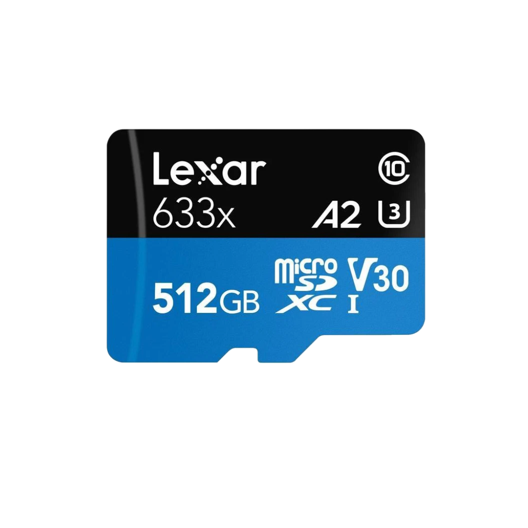 Lexar High-Performance 633x microSDXC UHS-I 512 GB (LSDMI512BB633A)