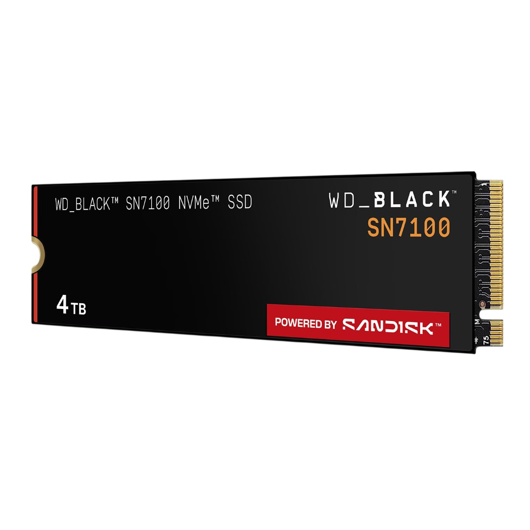 WD_BLACK SN7100 NVMe SSD, 4 TB, Powered by SanDisk
