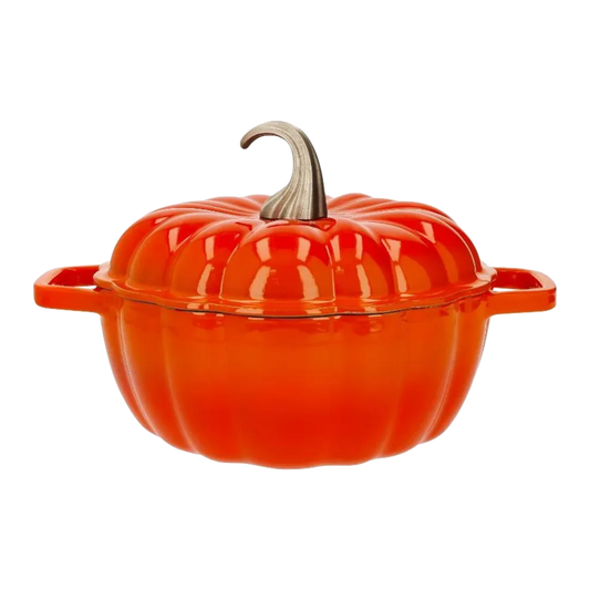 SILVERCREST® Premium Gusseisentopf »Kürbis« Ø 24 cm 3,12 l (Orange)