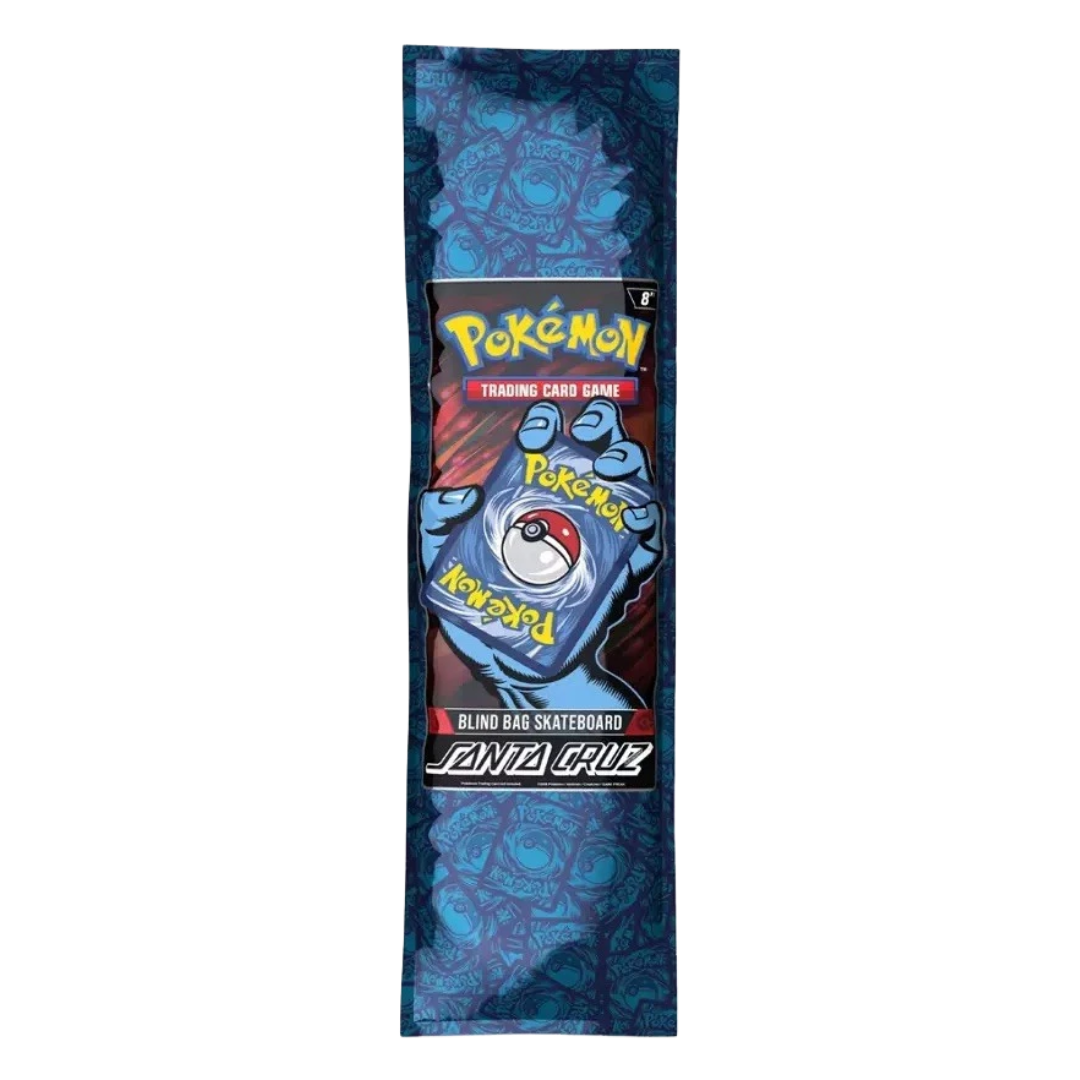 Santa Cruz x Pokémon Blind Bag Skateboard Deck 8" (ungeöffnet)