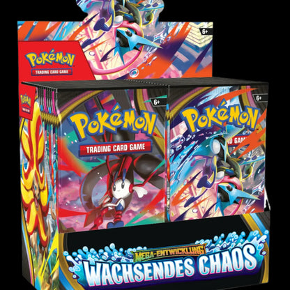 Pokemon Mega-Entwicklung Wachsendes Chaos Display (36x Boosters)