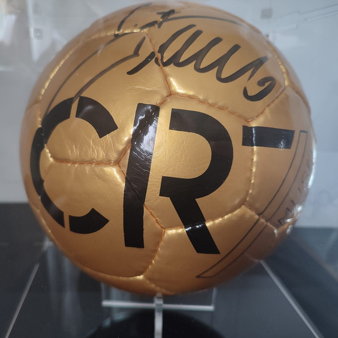 Cristiano Ronaldo Limitierter Fußball mit Autogramm & Urkunde