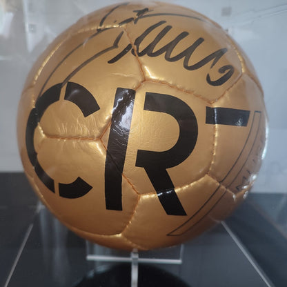 Cristiano Ronaldo Limitierter Fußball mit Autogramm & Urkunde