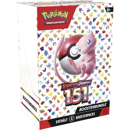 Pokemon Karmesin & Purpur 151 - Boosterbundle (6 Boosterpacks)