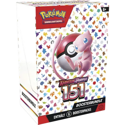 Pokemon Karmesin & Purpur 151 - Boosterbundle (6 Boosterpacks)