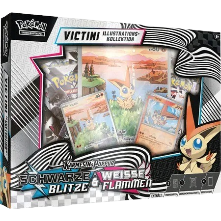 Pokemon Schwarze Blitze Illustrations-Kollektion Victini
